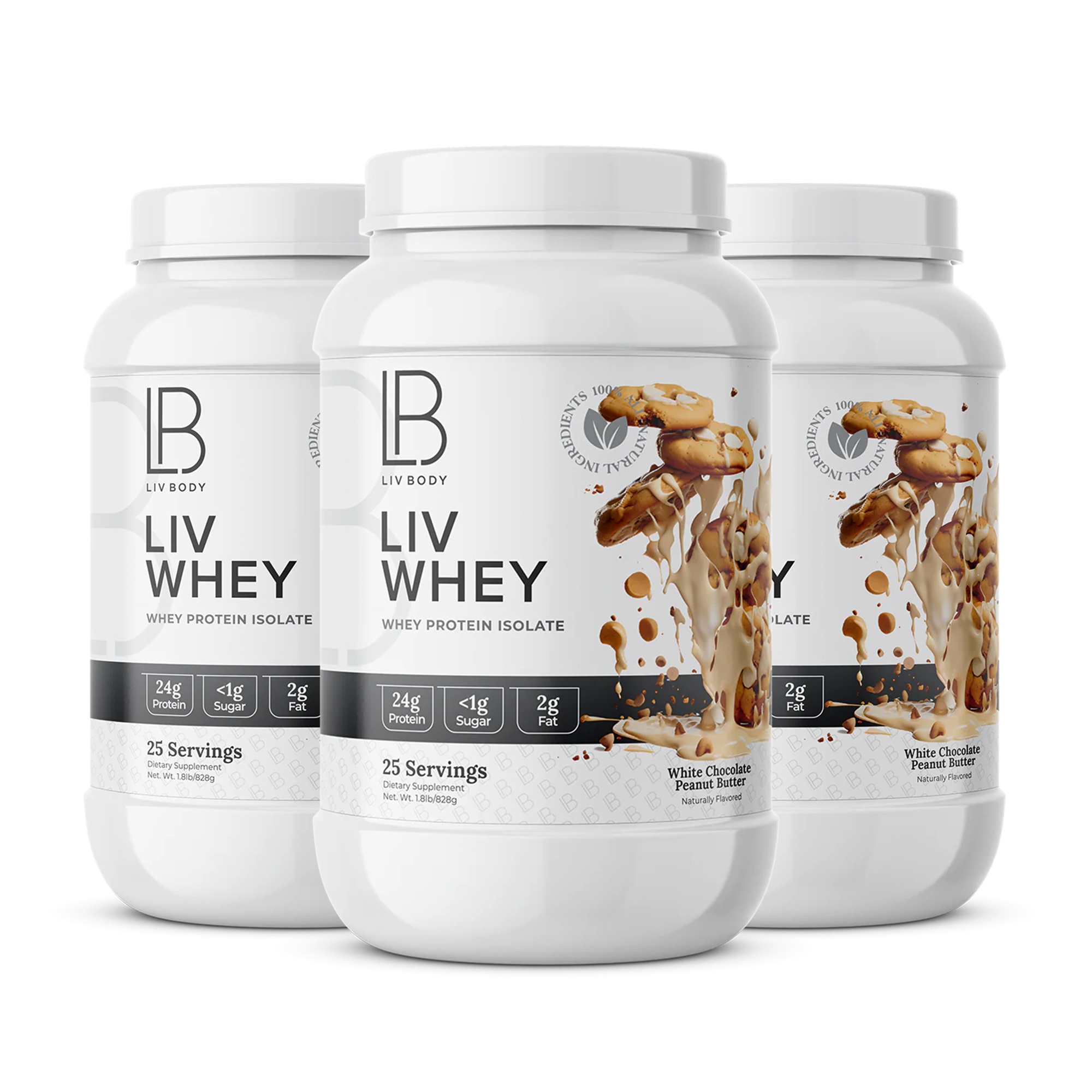 LIV Whey Protein Isolate 3 Pack