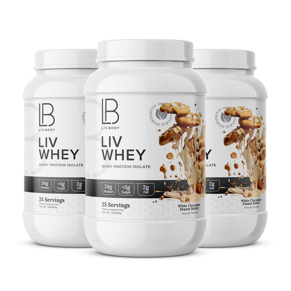 LIV Whey - Protein Isolate 3 Pack