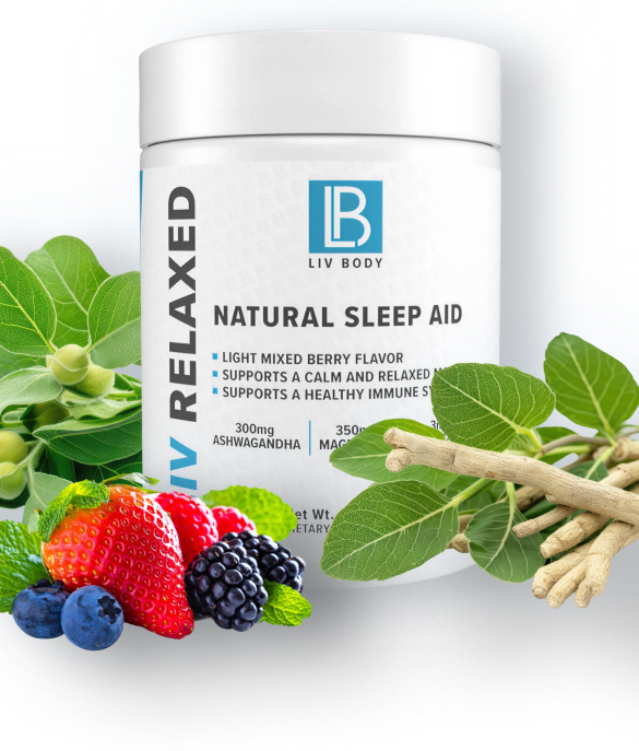 RELAXED natural sleep aid with ashwagandha and berries