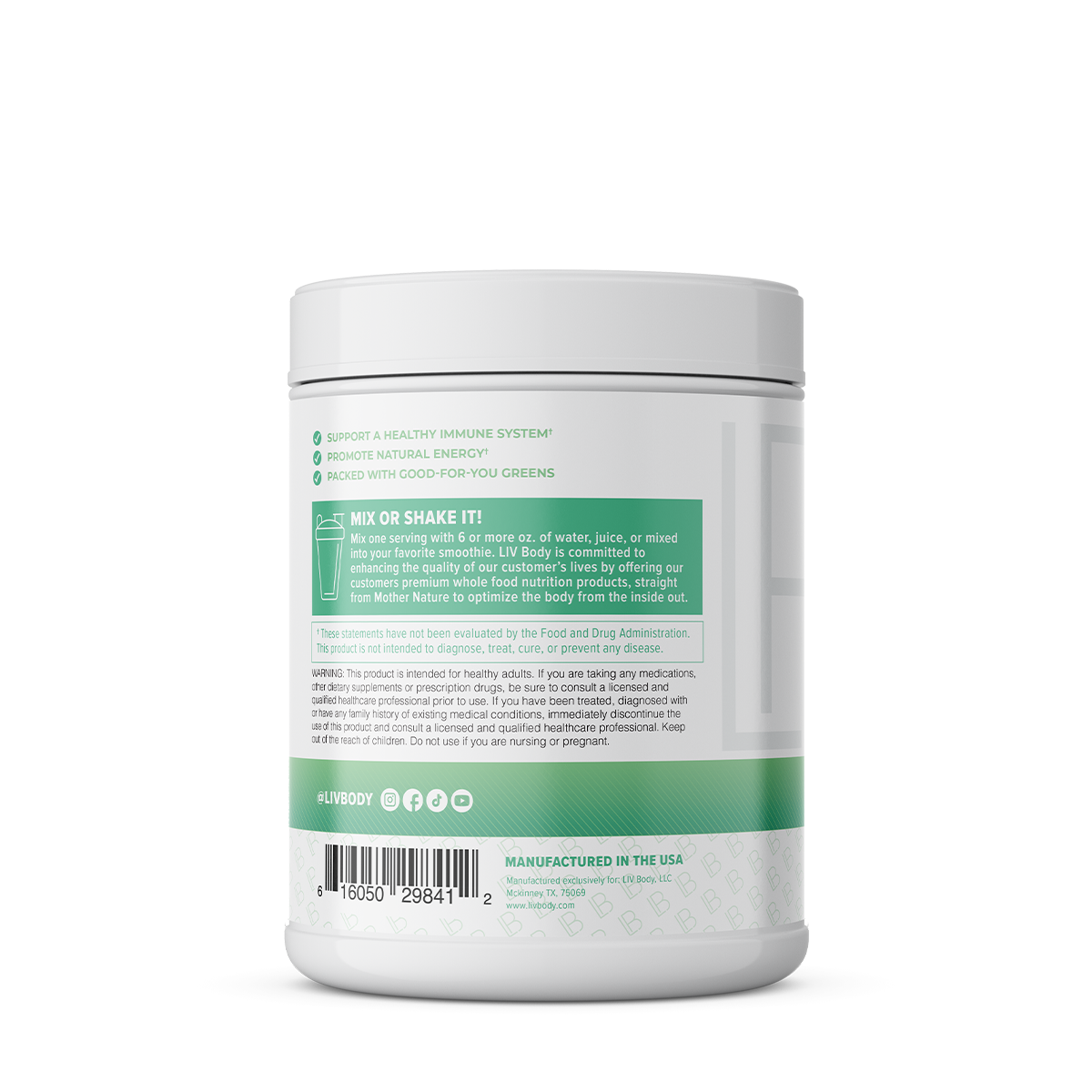 LIV Greens β Superfoods