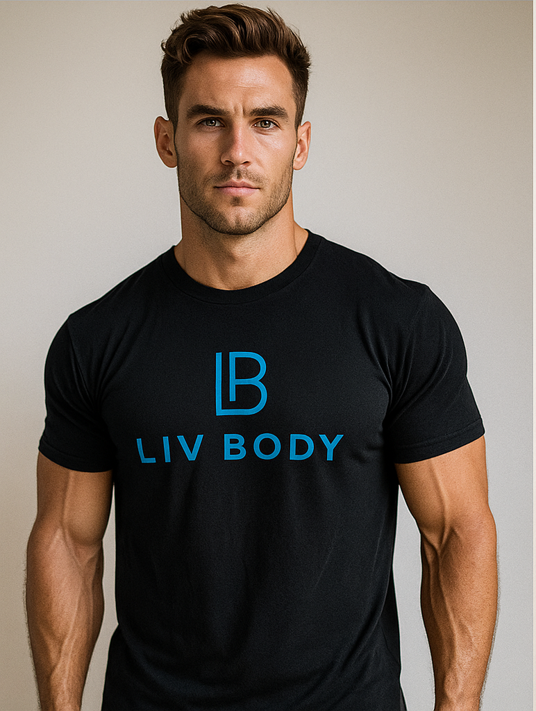 MEN'S T-SHIRT BLACK W/LOGO