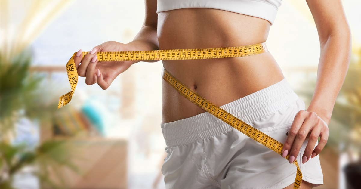 Image illustrating the concept of weight loss with CLA.