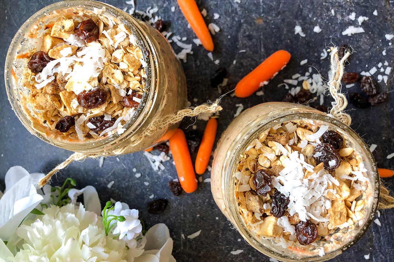 Loaded Breakfast Carrot Cake Overnight Oats Recipe