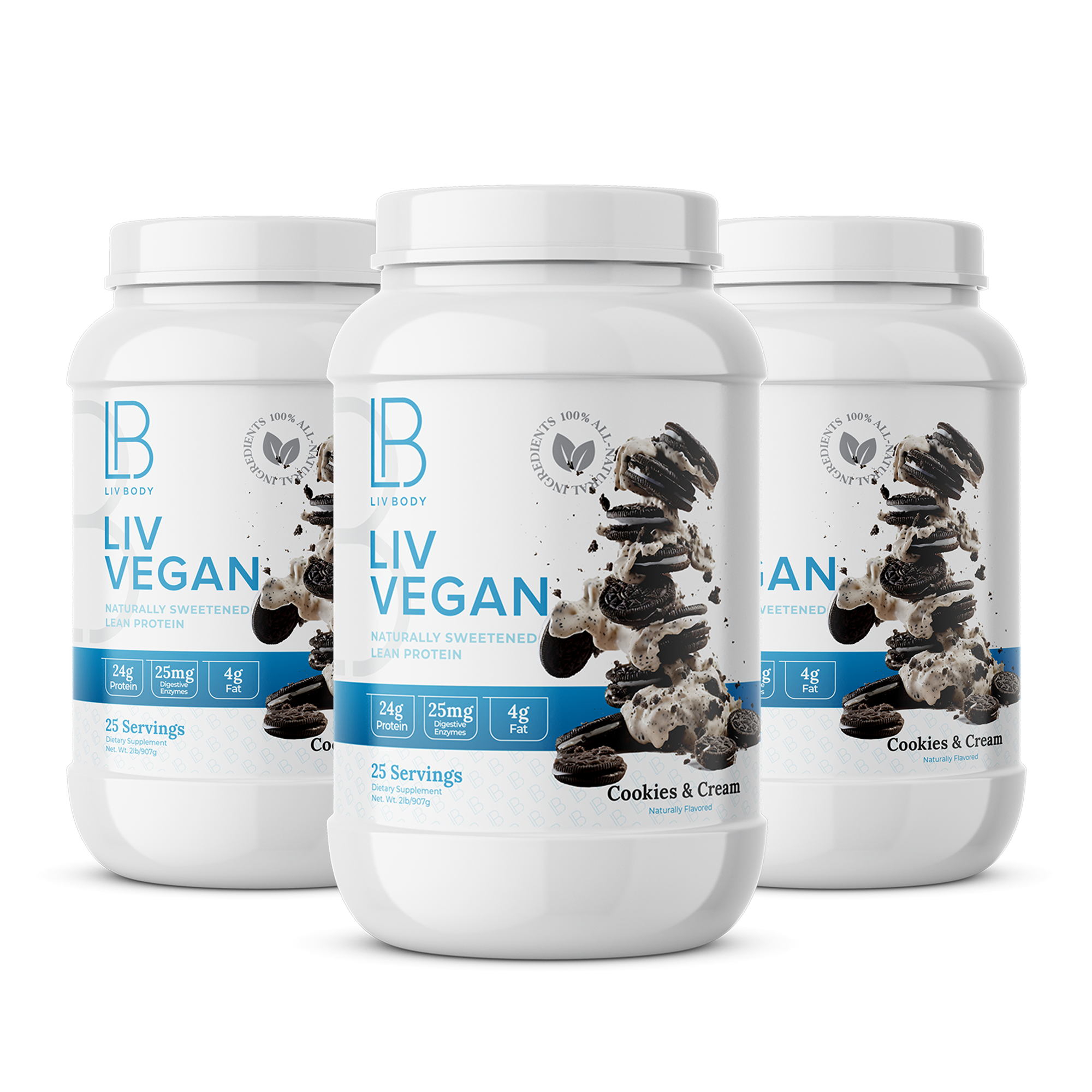 LIV Vegan - Lean Protein 3 Pack