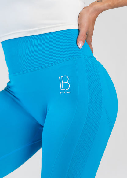 Seamless Leggings - Blue