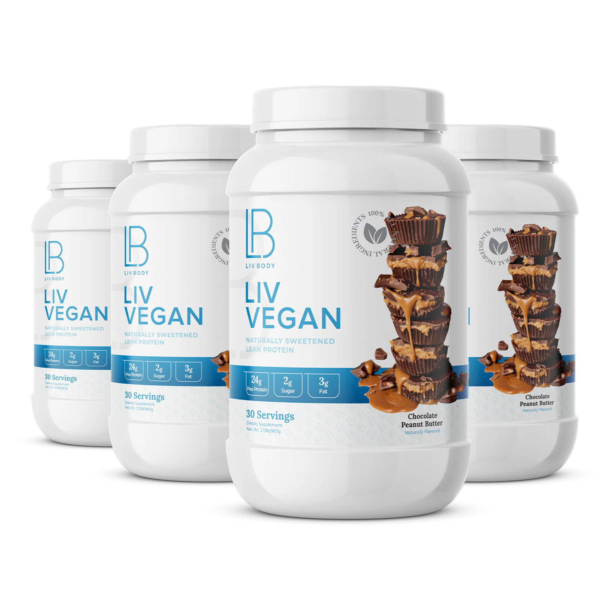 LIV Vegan - Lean Protein | 4-Pack