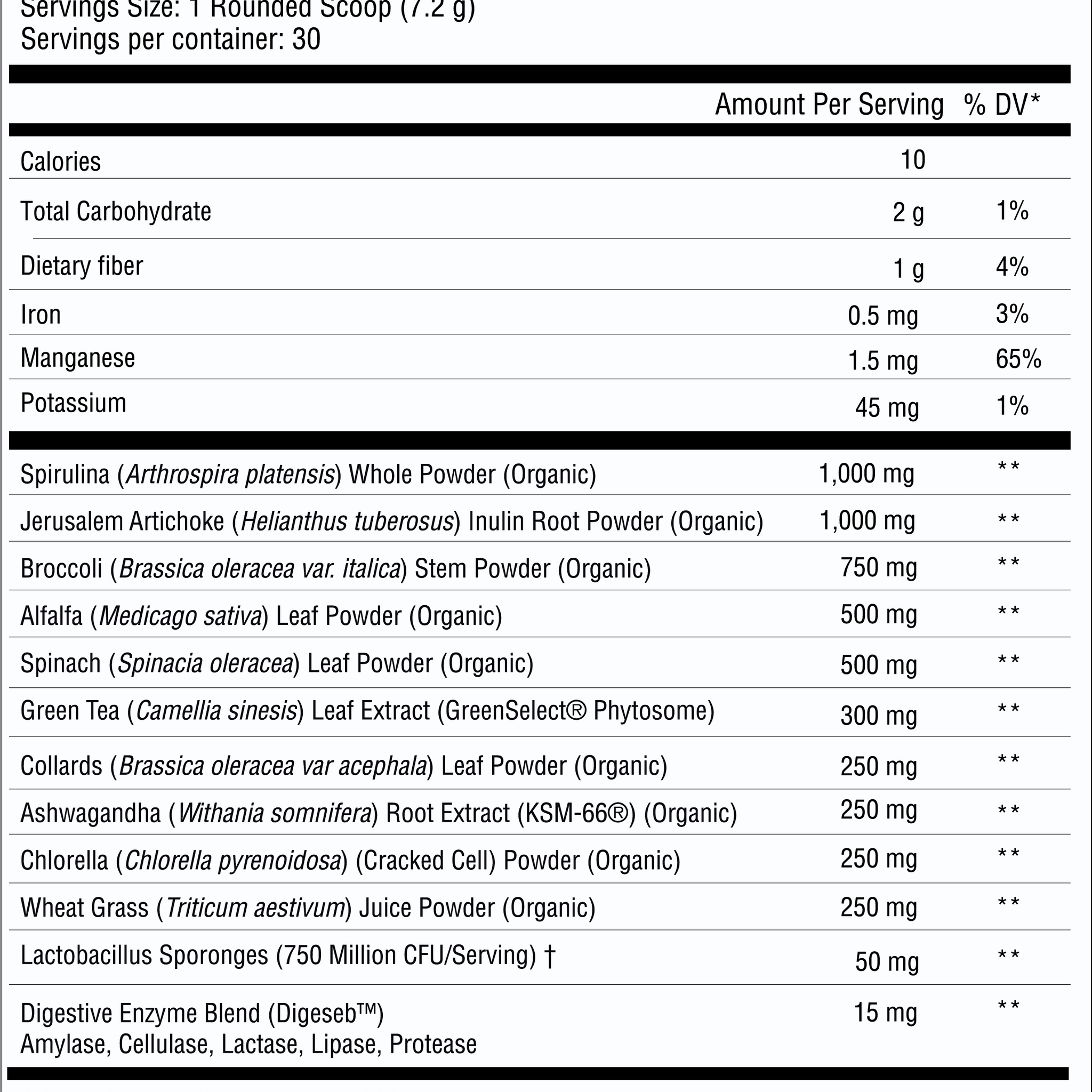 LIV Greens – Superfoods