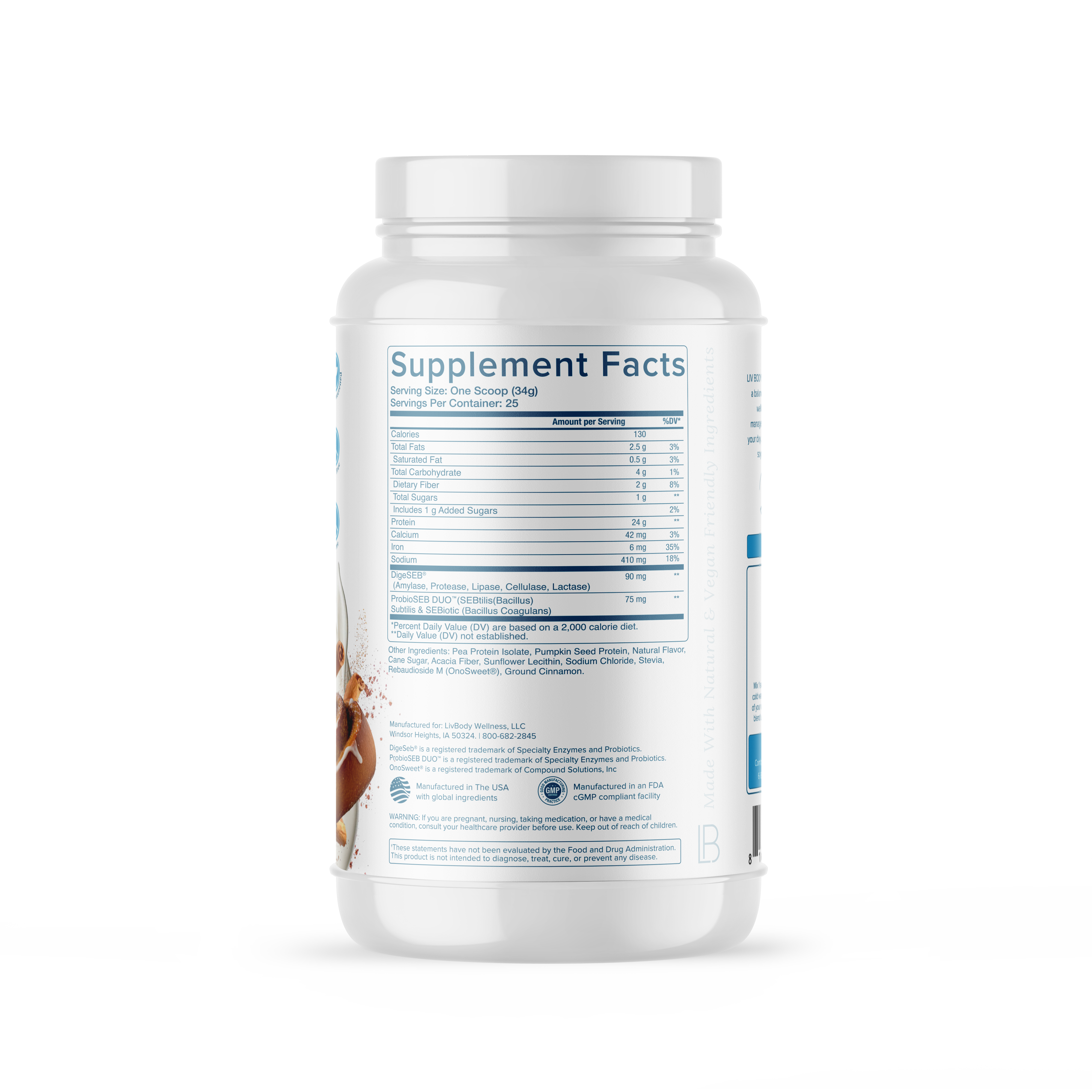 VEGAN PROTEIN- NEW - PREORDER- SHIPS in 7-10 Days