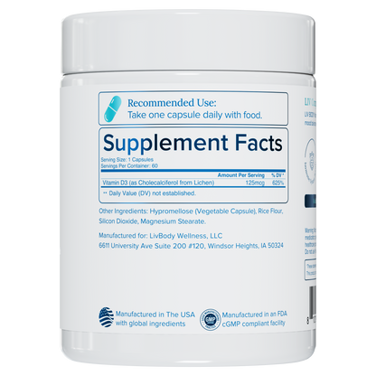 Vitamin D3 5000iu (Vegan)