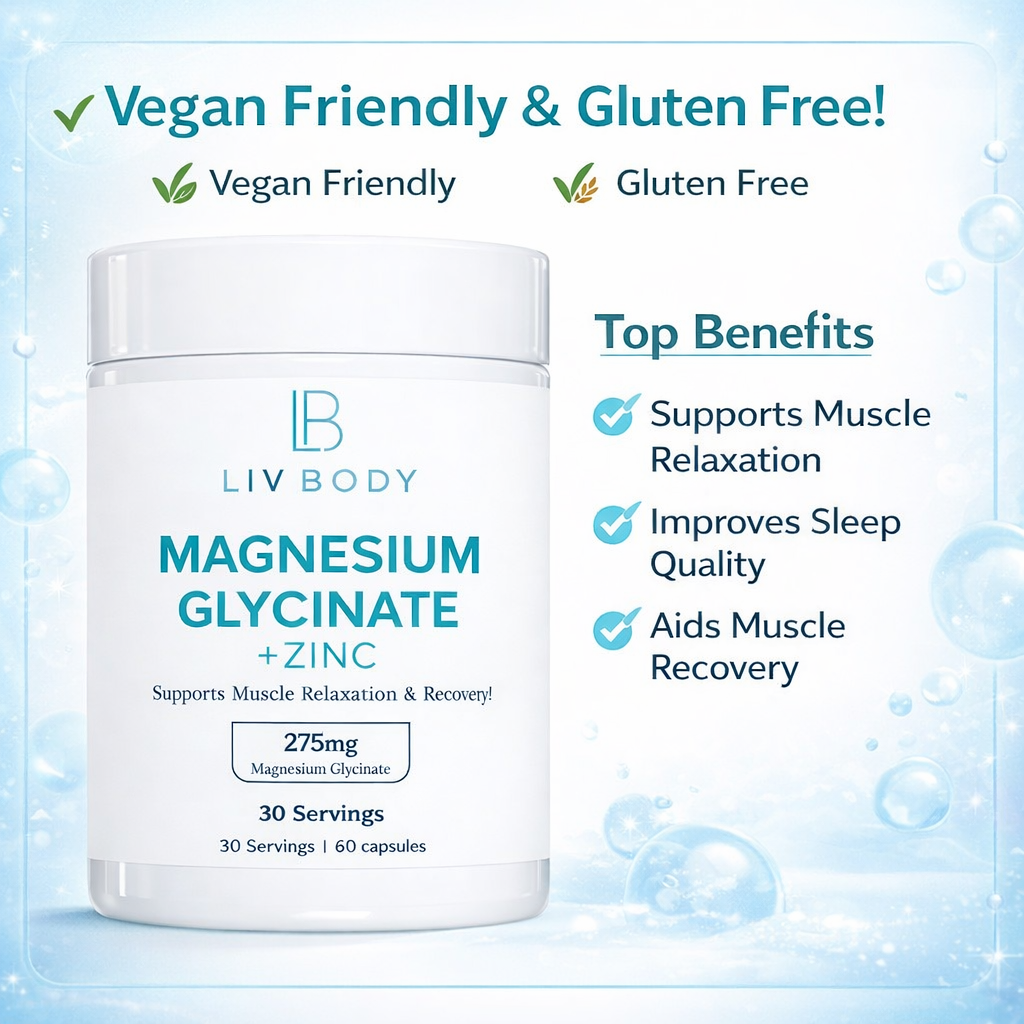 Magnesium Glycinate + Zinc (Vegan)