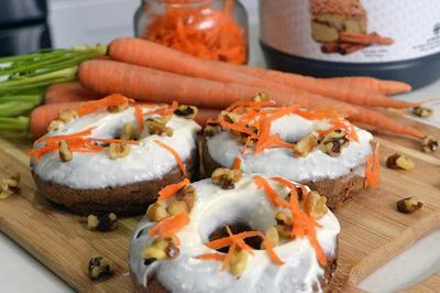 Gluten-Free Carrot Cake Donuts with Natalie Matthews