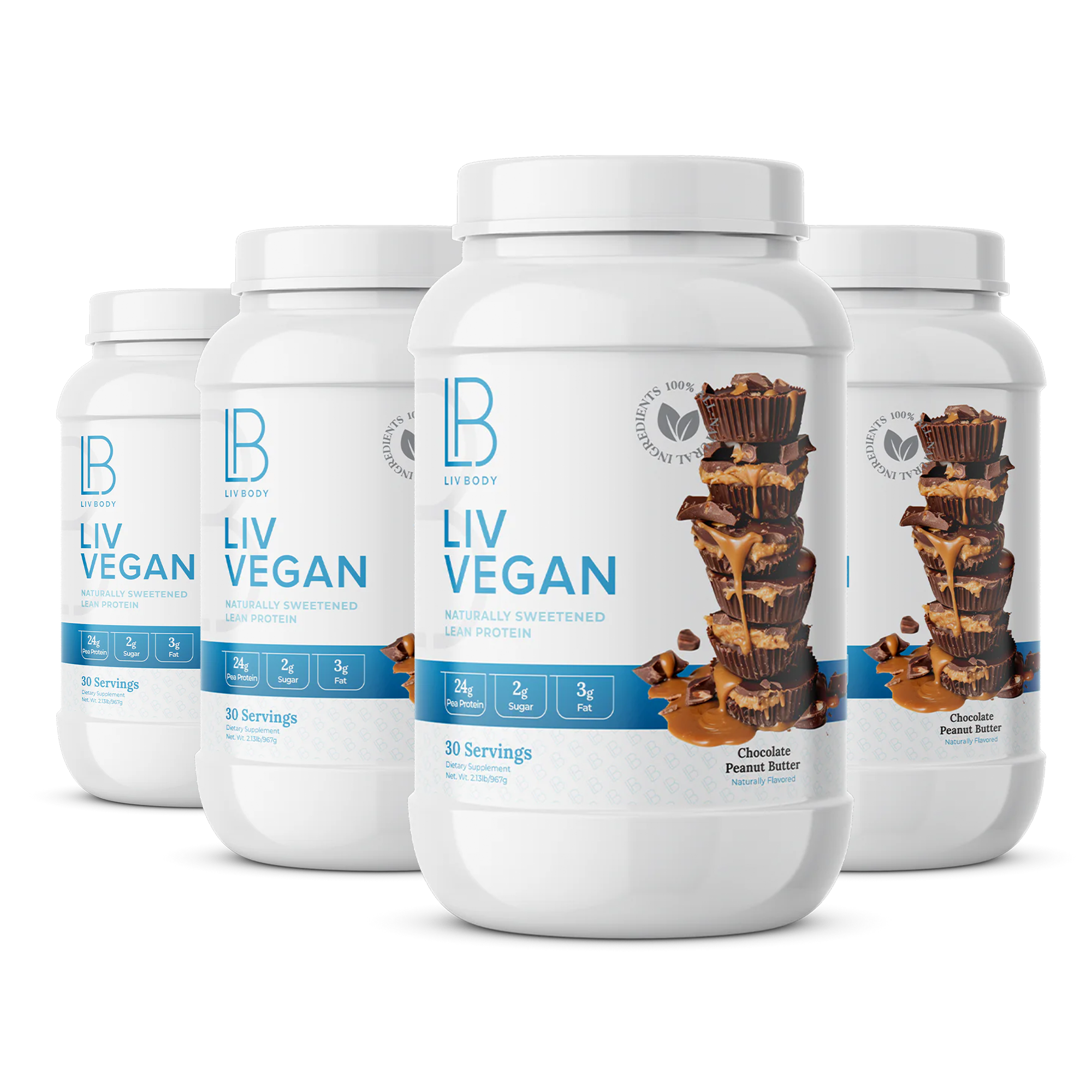 LIV Vegan - Lean Protein | 4-Pack