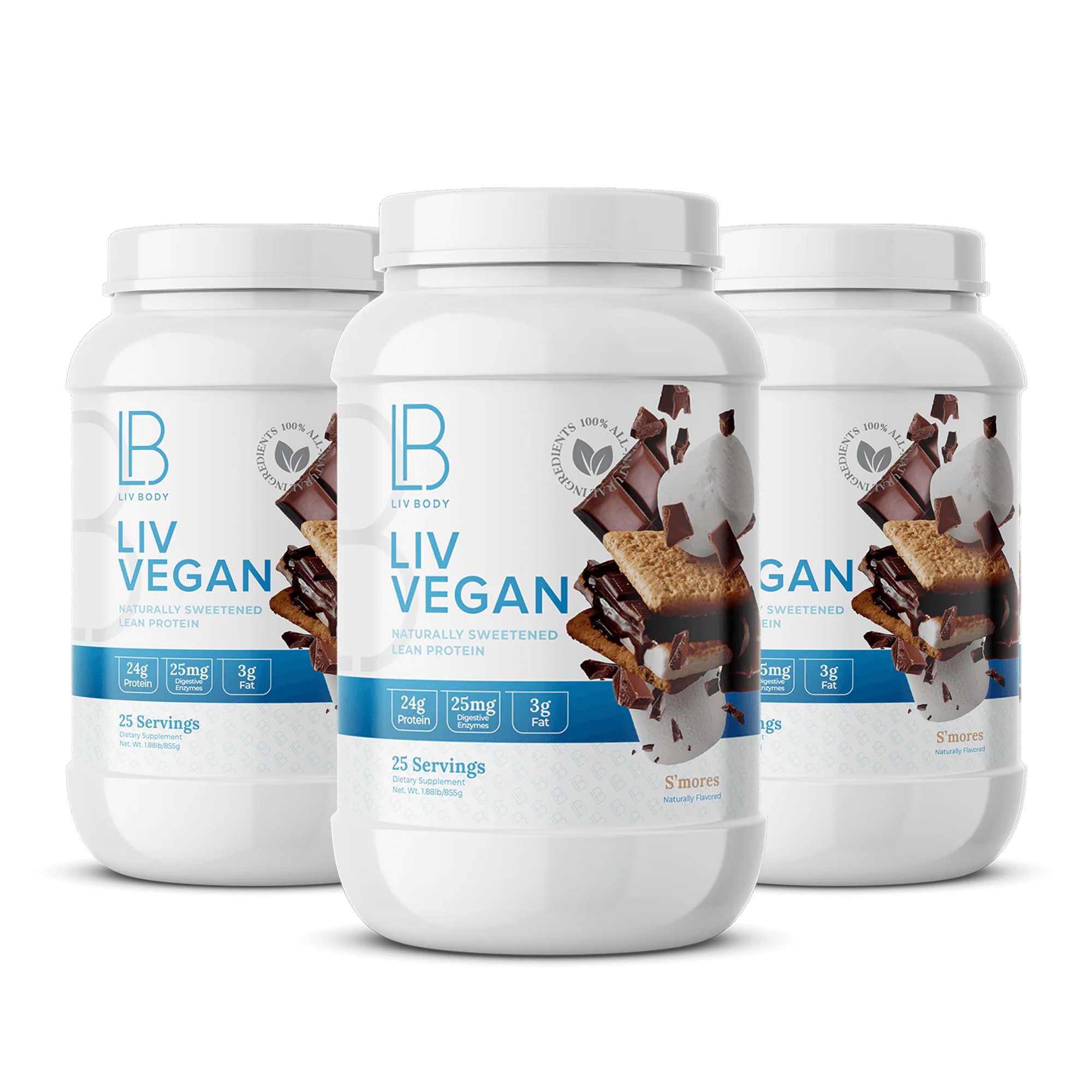 LIV Vegan - Lean Protein | 3-Pack