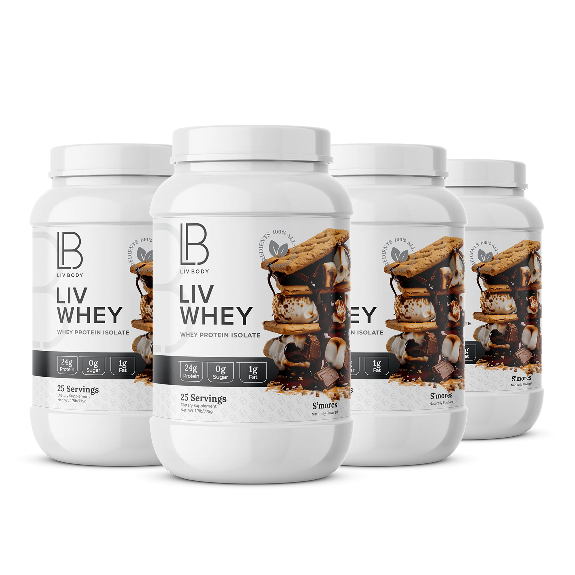 LIV Whey - Isolate Protein | 4-Pack