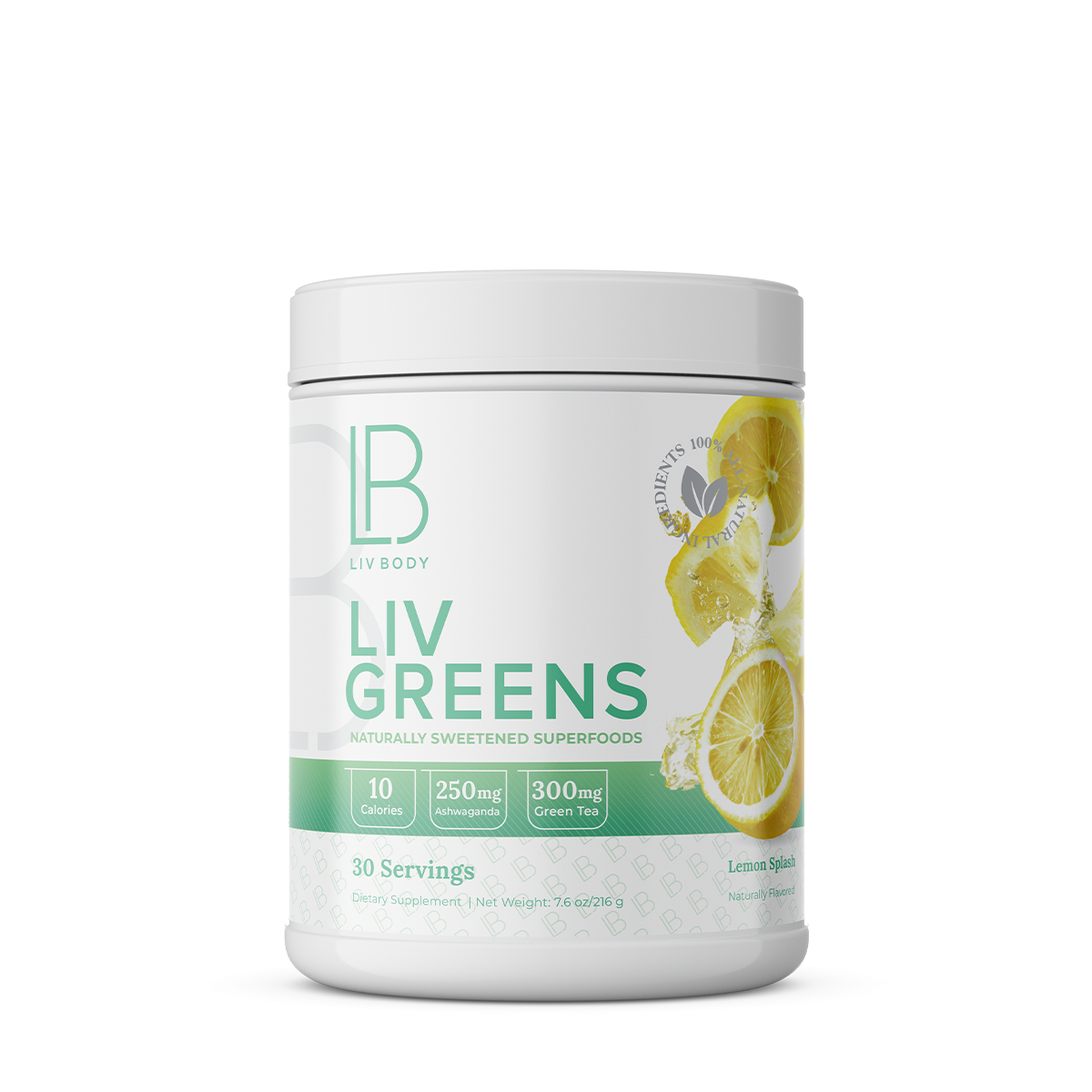 Image of LIV Greens - Superfoods for better exercise performance and improved post-workout recovery.