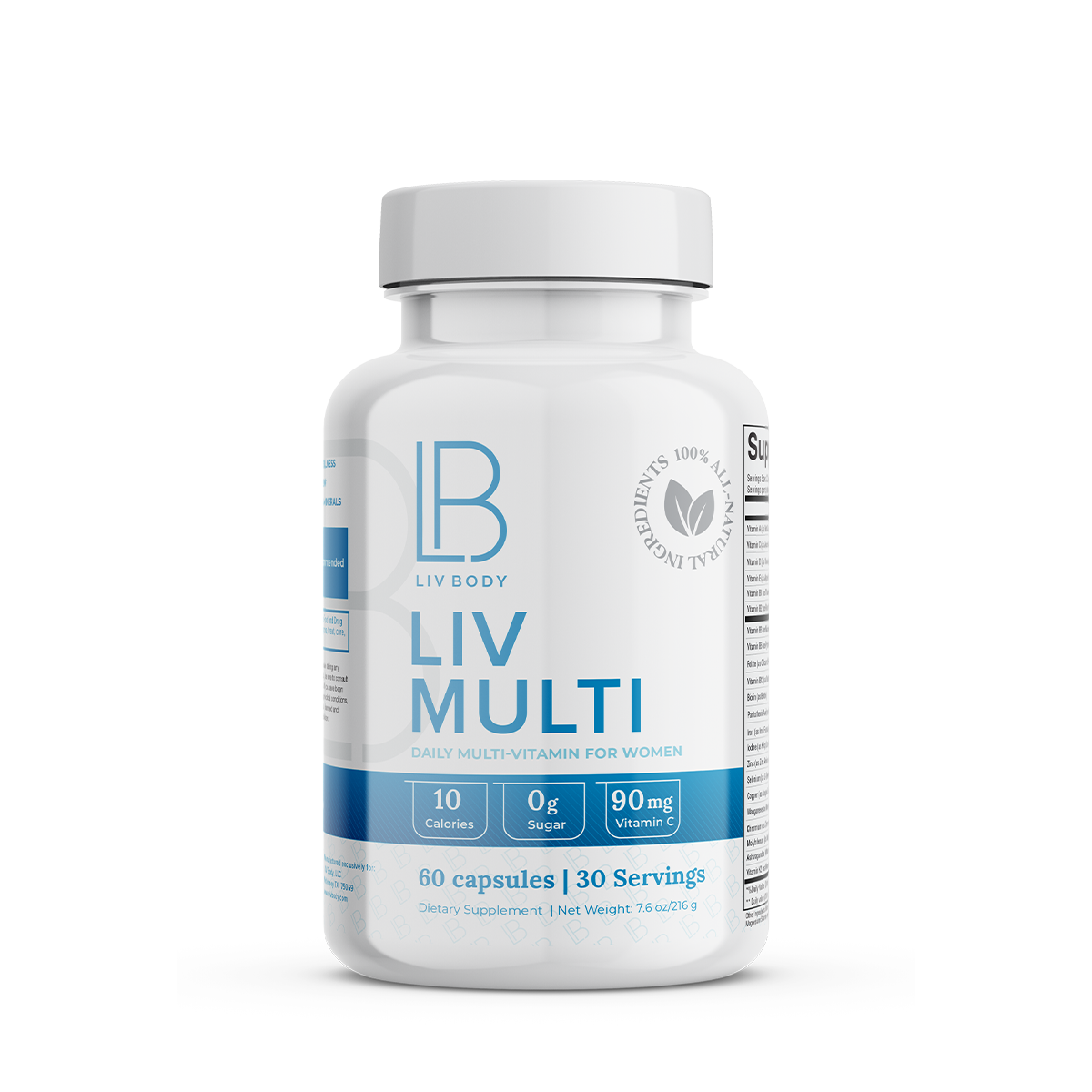 Image of LIV Multi, helping get the best health benefits from a full body detox.